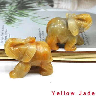 1.5" Crystal Elephant Statue - Sincerely Starchild