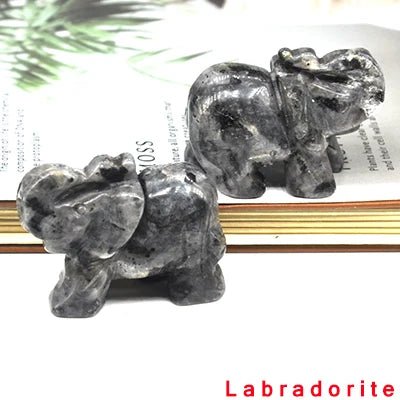 1.5" Crystal Elephant Statue - Sincerely Starchild