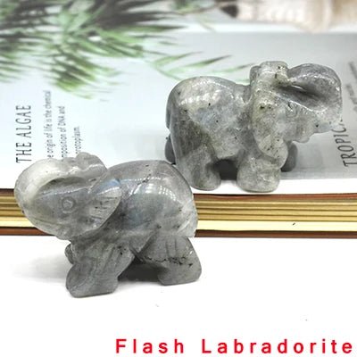 1.5" Crystal Elephant Statue - Sincerely Starchild