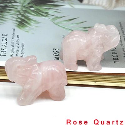 1.5" Crystal Elephant Statue - Sincerely Starchild