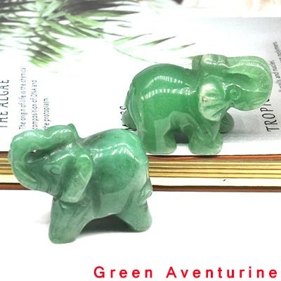 1.5" Crystal Elephant Statue - Sincerely Starchild