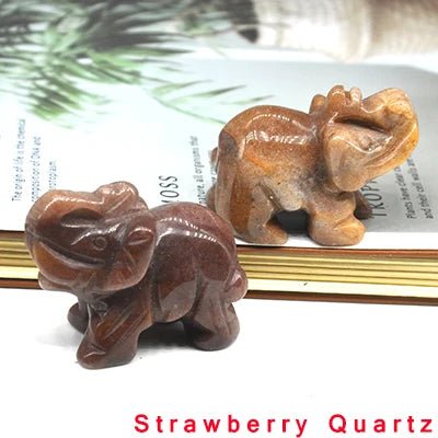 1.5" Crystal Elephant Statue - Sincerely Starchild