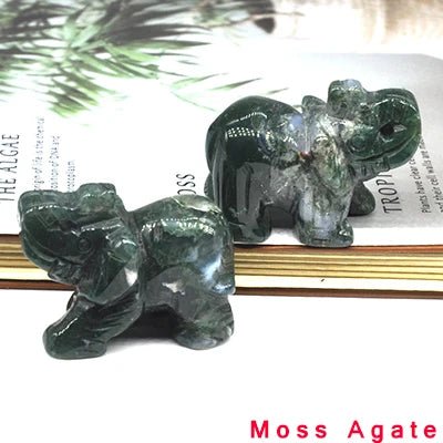 1.5" Crystal Elephant Statue - Sincerely Starchild