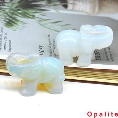 1.5" Crystal Elephant Statue - Sincerely Starchild