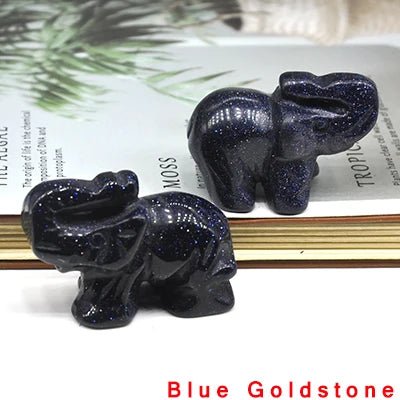 1.5" Crystal Elephant Statue - Sincerely Starchild