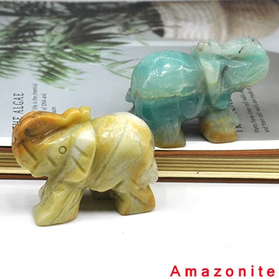 1.5" Crystal Elephant Statue - Sincerely Starchild